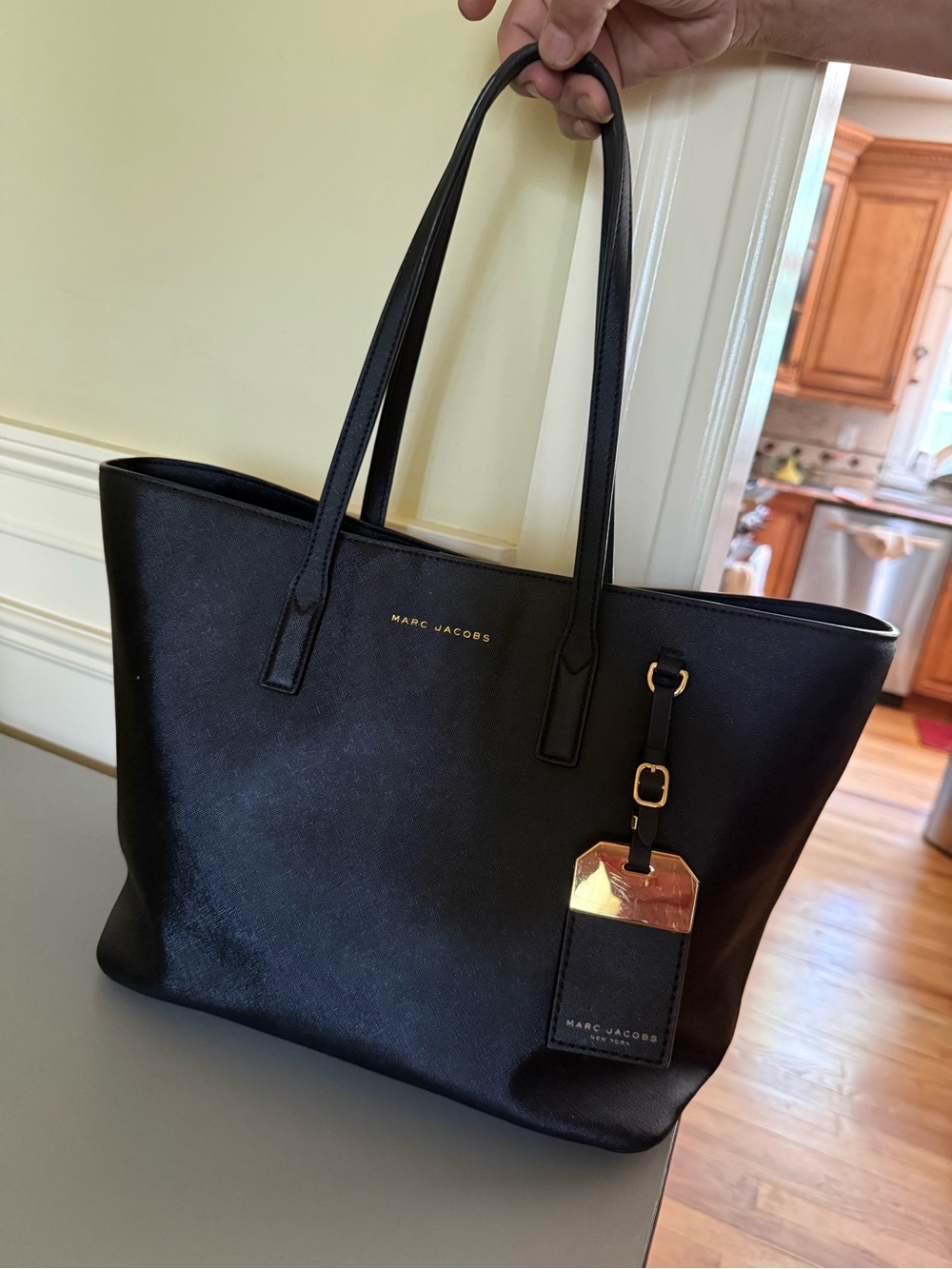 Marc Jacobs Black Leather Tote bag handbag
